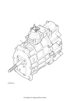 Коробка переключения передач в сборе (V8 бензиновый, 5-ступ. мех. коробка передач)