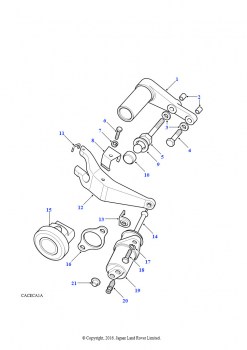 Выключение сцепления (V8 бензиновый, 5-ступ. мех. коробка передач)
