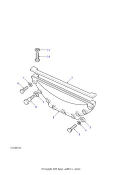 Нижняя крышка (V8 бензиновый, 5-ступ. мех. коробка передач)