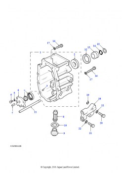 Корпус удлинителя (V8 бензиновый, 5-ступ. мех. коробка передач, Механическая коробка передач)