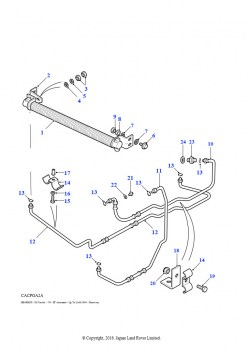 Масляный радиатор (Бензин V8 L/R, Автоматическая коробка передач)