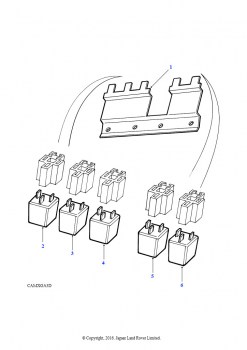 Реле - за отделением для перчаток (RHD)