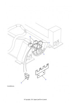 Реле - под левым передним сиденьем (RHD)
