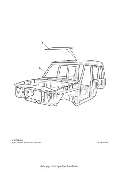 Каркас кузова (3-дверный Station Wagon)