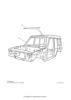 Каркас кузова (5-дверный Station Wagon)