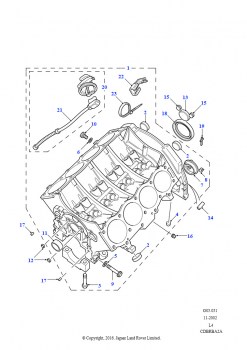 Блок Цилиндров (3,9/4,0 л V8 бензин Efi, (+)