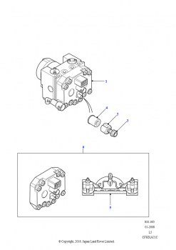 Модулятор системы ABS (АБС.торм.,действ.на все колес.)