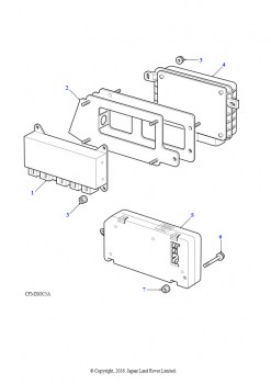 Электронный блок управления (ECU) - ABS и система поперечной устойчивости (ACE) (АБС.торм.,действ.на все колес.)