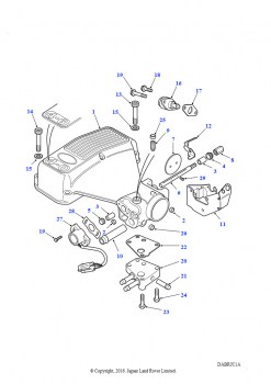 Накопительная камера (4,0 л V8 EFI бензин, 4,6 л бензин EFI 8 цил.)