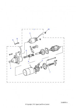 Стартер (V8, EFI, бензин)