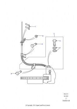 Передние тормозные трубопроводы (АБС.торм.,действ.на все колес.)