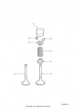 Клапаны и толкатели (2.0L I4 8V TCIE)