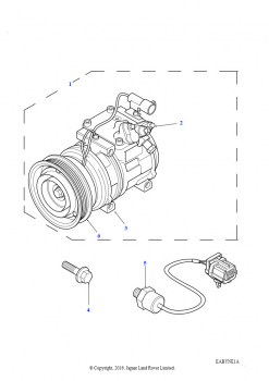 Компрессор системы кондиционирования воздуха (2.0L I4 8V TCIE, С Кондиционированием Воздуха)