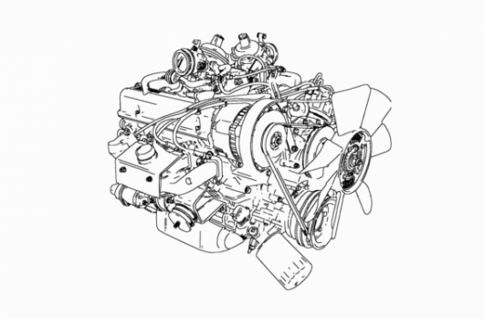 V8 бензиновый - карбюраторный