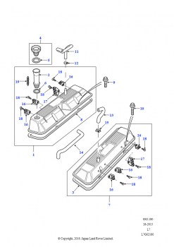 Крышка клапанных коромысел (V8 EFI)