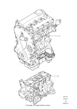 Сервисный двигатель (2.2L 16V TC I4 DSL 122PS PUMA)