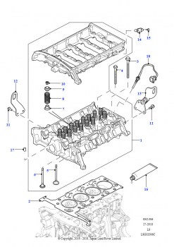 Головка цилиндров (2.2L 16V TC I4 DSL 122PS PUMA)