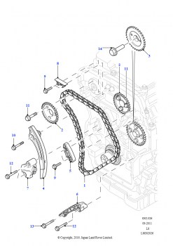 Газораспределительный механизм (2.2L 16V TC I4 DSL 122PS PUMA)