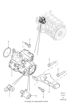 Топливный насос высокого давления (2.2L 16V TC I4 DSL 122PS PUMA)