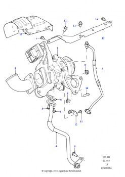 Турбокомпрессор (2.2L 16V TC I4 DSL 122PS PUMA)