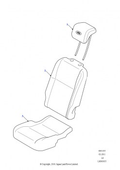 Обивка задних сидений