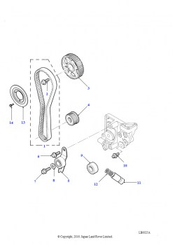 Цепь ГРМ и натяжитель (2.0L I4 8V TCIE)