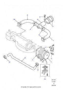Корпус дроссельной заслонки (V8)