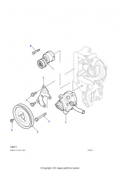 Насос усилителя рулевого управления (2.0L I4 8V TCIE)