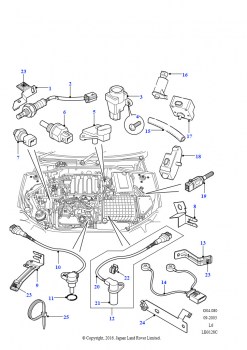 Датчики (2,5 л KV6 бензин, Автоматическая коробка передач)