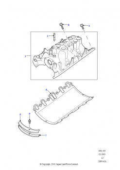 Нижний впускной коллектор (V8)