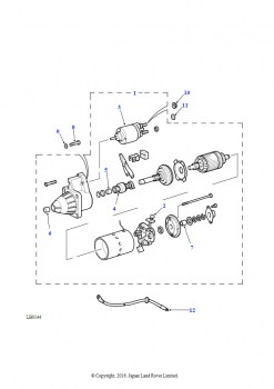 Стартер (V8)
