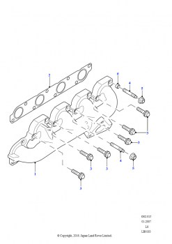 Выпускной коллектор (2.4L Duratorq-TDCi HPCR(140PS)-Puma)