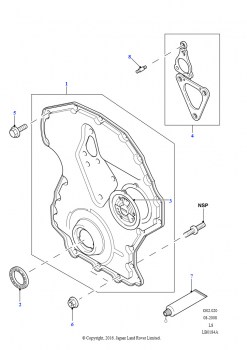 Крышки газораспредели. механизма (2.4L Duratorq-TDCi HPCR(140PS)-Puma)