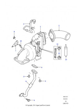 Турбокомпрессор (2.4L Duratorq-TDCi HPCR(140PS)-Puma)