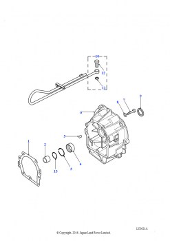 Регулятор и корпус удлинителя (Автоматическая коробка передач, 4-ступ. автомат. коробка передач)