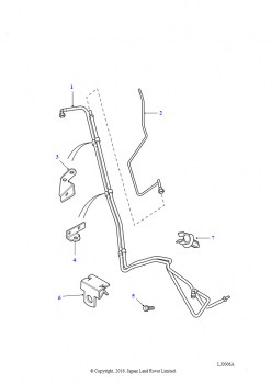 Топливные трубки (4,6 л V8 EFI L/R бензин, 4,0 л V8 L/R EFI бензин)