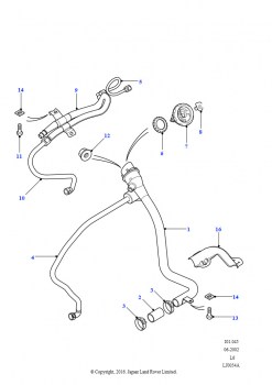 Заправочная горловина (V6 K Series, (+)