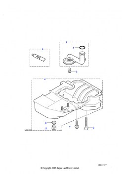 Картер (2,5 л KV6 бензин, Автоматическая коробка передач)