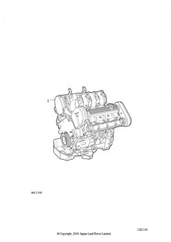 Двигатель разобранный (2,5 л KV6 бензин, Автоматическая коробка передач)