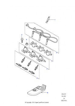 Катушка зажигания (2,5 л KV6 бензин, Автоматическая коробка передач)