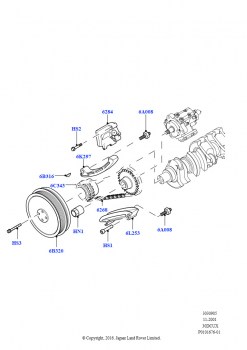 Газораспределительный механизм (Нижний, M57 D30 3.0 дизель)