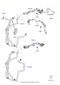 Шланги отопителя (Передний, Lion дизель 2.7 V6 (140 кВт))