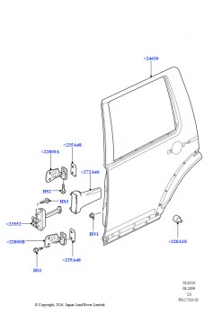Задние двери, петли и уплотнители (Дверь и крепления)