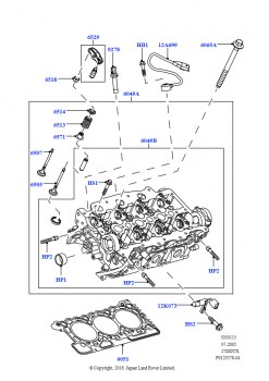 Головка цилиндров (Lion дизель 2.7 V6 (140 кВт))