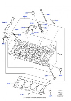 Головка цилиндров (AJ бензин 4.4 V8 EFI (220кВт))
