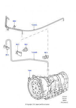 АКПП в сборе и привод спидометра (6-ступ.автом.ZF 6HP26Steptronic)