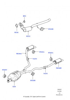 Система выпуска (Lion дизель 2.7 V6 (140 кВт))