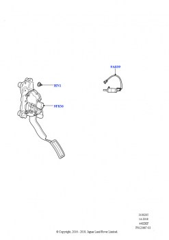 Орг.упр.акселератором/ТНВД (AJ бензин 4.4 V8 EFI (220кВт))