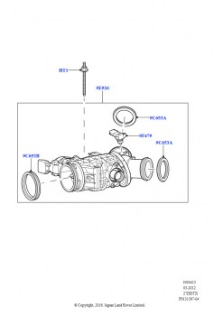 Корпус дроссельной заслонки (Lion дизель 2.7 V6 (140 кВт))