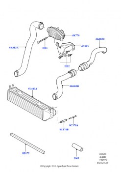 Пром.теплообм/воздуховоды и шланги (Lion дизель 2.7 V6 (140 кВт))